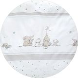 Roba Wooden Hexagonal Playpen, With Bumper, Wheels With Brakes, Height Adjustable - White