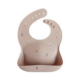 Mushie Silicone Bib Rocket Ship - Laadlee