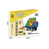 Magnetic Fields Magnetic Tiles Blocks Traffic Set - 11 Pcs