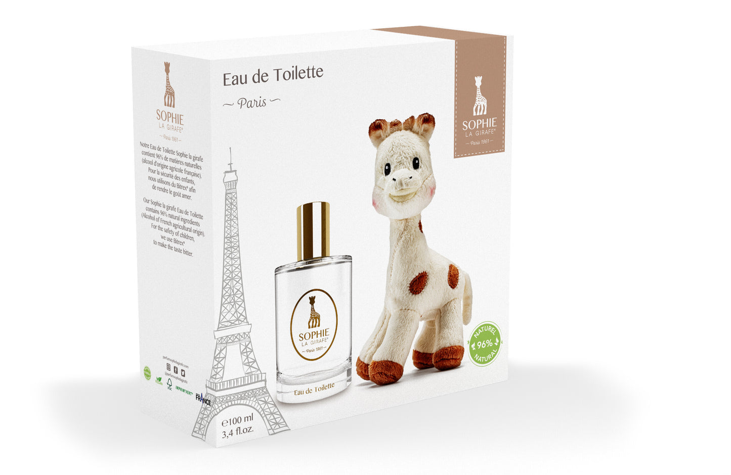 Sophie la Girafe Eau de Toilette 100ml with Plush Toy