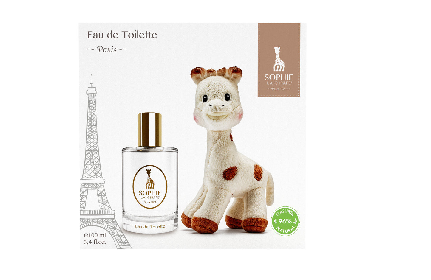 Sophie la Girafe Eau de Toilette 100ml with Plush Toy