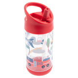 Stephen Joseph Transportation Flip Top Bottle 355ml