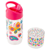 Stephen Joseph Butterfly Sip and Snack Bottle 350ml