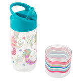 Stephen Joseph Mermaid Sip and Snack Bottle 350ml