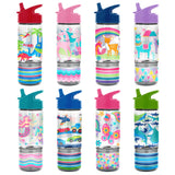 Stephen Joseph Rainbow Sip and Snack Bottle 350ml