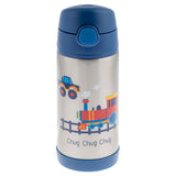 Stephen Joseph Transportation Double Wall Insulated Stainless Steel Bottle 350ml