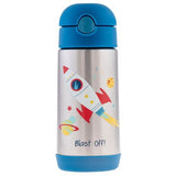 Stephen Joseph Rocket Double Wall Insulated Stainless Steel Bottle 350ml