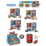 Stem Motor Oil Service Station Vehicle Playset 1Pc (Color May Vary)