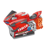 Stem Red Motorcycle (Parking Lot)