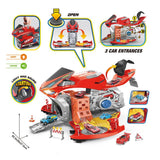 Stem Red Motorcycle (Parking Lot)