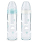 Nuk New Classic Glass Baby Bottle With Teat - 240ml