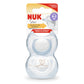 Nuk Star Silicone Soother 0M-2M - Pack of 2