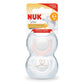 Nuk Star Silicone Soother 0M-6M - Pack of 2