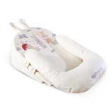 Sunveno Portable Baby Anti - Spill Milk U Shape Pillow With 10° & 15° Slope Pad - Rabbit White