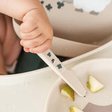 Done By Deer Foodie Cutlery Set Tiny Farm - Sand