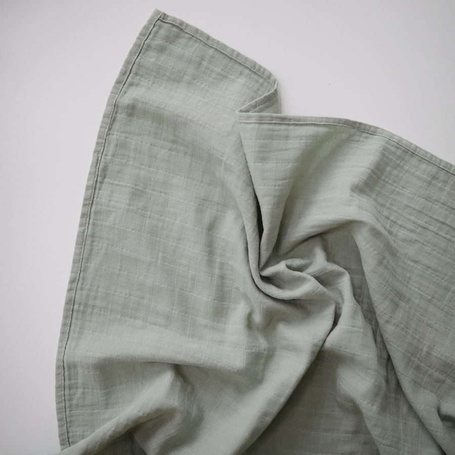 Mushie Swaddle Sage - Laadlee