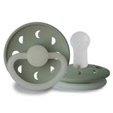 Frigg Moon Phase Silicone Baby Pacifier 6M-18M, 1Pack, Sage Night - Size 2 - Laadlee
