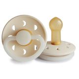 Frigg Moon Phase Latex Baby Pacifier 6M-18M, 1Pack, Cream Night - Size 2 - Laadlee
