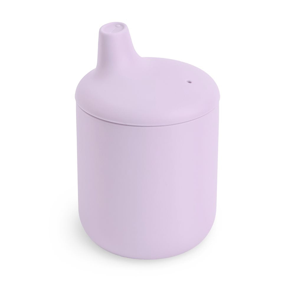 Mushie Silicone Sippy Cup Soft Lilac - Laadlee