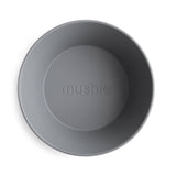 Mushie Dinner Bowl Round Smoke - Laadlee