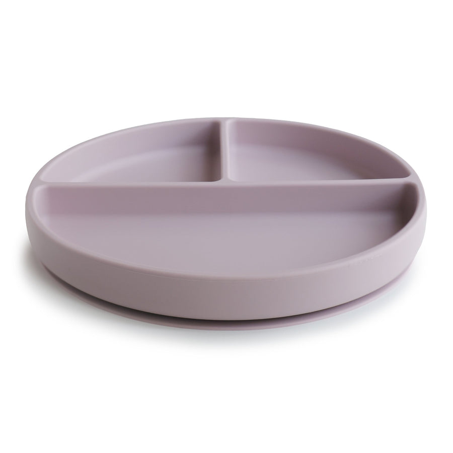 Mushie Silicone Plate Soft Lilac - Laadlee