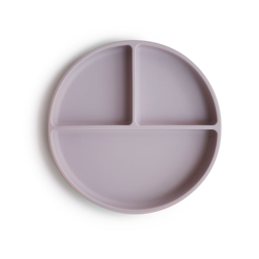 Mushie Silicone Plate Soft Lilac - Laadlee