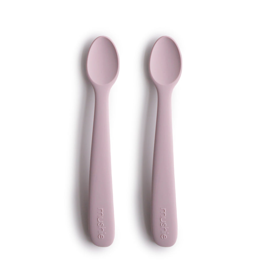 Mushie Silicone Baby Spoon Soft Lilac - Laadlee