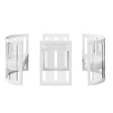 Babyhood Kaylula Sova Clear Cot - White