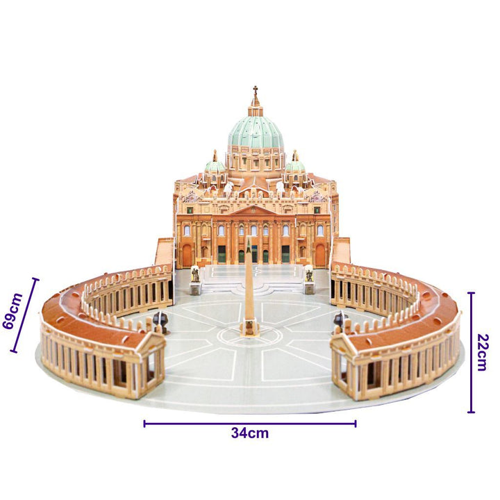 Puzzlme MEGA Structure - St. Peter's Basilica - Laadlee