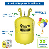 Balloonee Standard Disposable Helium Party Kit - 30 Balloons