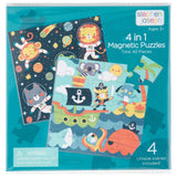 Stephen Joseph 4 IN 1 Magnetic Puzzle Book - Boy