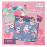Stephen Joseph 4 IN 1 Magnetic Puzzle Book - Girl