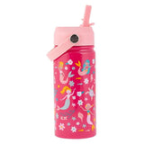 Stephen Joseph Mermaid Insulated Stainless Steel Water Bottle With Handle 397ml