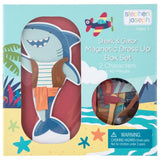 Stephen Joseph Magnetic Dress Up Doll - Shark and Gator