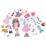 Stephen Joseph Magnetic Dress Up Doll - Unicorn and Princess