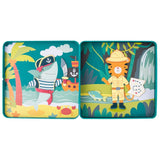 Stephen Joseph Travel Tin Magnetic Dress Up Doll - Shark And Tiger