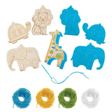Stephen Joseph Wooden Lacing Card - Zoo