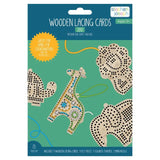 Stephen Joseph Wooden Lacing Card - Zoo