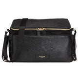 Storksak Alyssa Stroller Diaper Bag - Black/ Gold