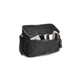 Storksak Alyssa Stroller Diaper Bag - Black/ Gold