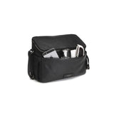 Storksak Alyssa Stroller Diaper Bag - Black/ Gunmetal