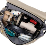 Storksak St. James Diaper Bag Taupe with Gold