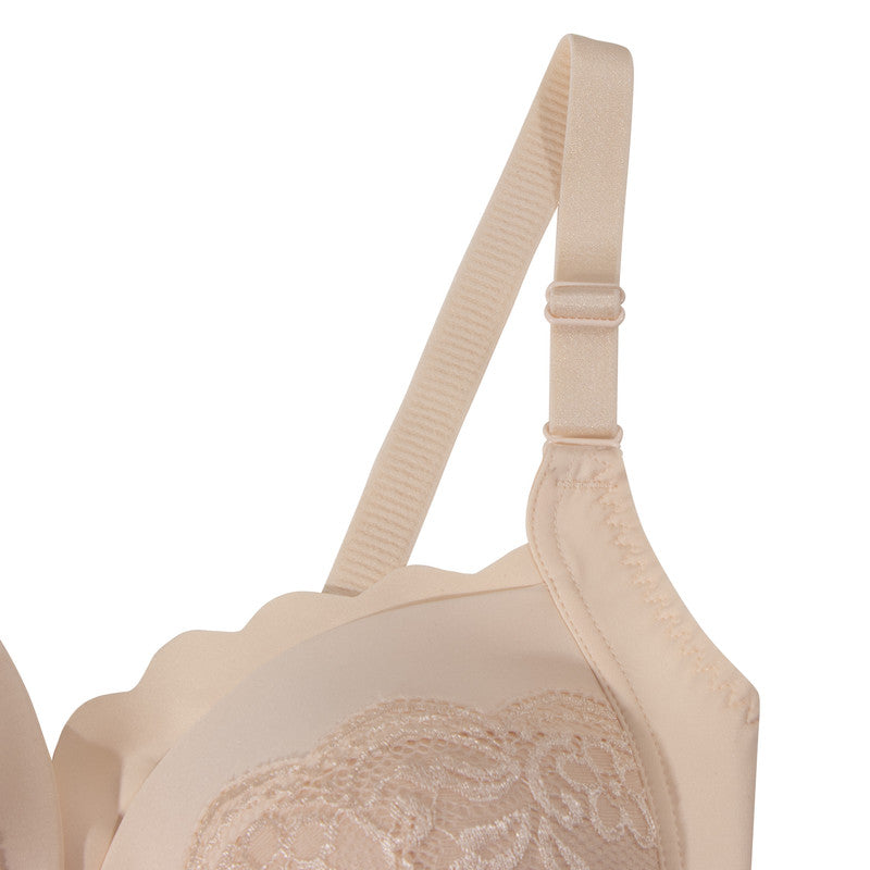 Okus Elegant Seamless Maternity & Nursing Bra - Beige - Laadlee