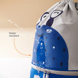 Sunveno 3D Sling School/  Swimming Bag With Shoe Compartment 16Inch - Blue