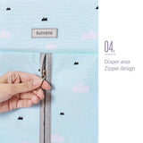 Sunveno Baby Bedside Portable Crib Organizer - Blue