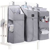 Sunveno Baby Bedside Portable Crib Organizer - Grey