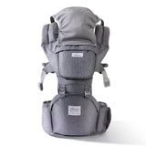 Sunveno Baby Carrier with Infant Hip Seat - Grey