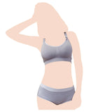 Sunveno Breastfeeding Nursing Bra - Grey