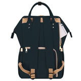 Sunveno Diaper Bag with Changing Mat - Black Embroidery