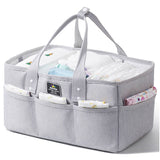 Sunveno Diaper Bag And Diaper Caddy - Nova Grey